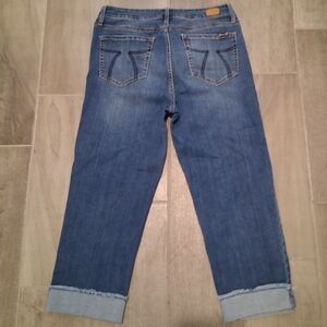 Seven 7 Cropped Cuffed Jeans - Size 8